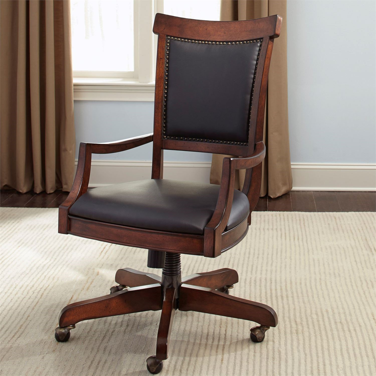 Liberty Furniture Brayton Manor Jr Executive Traditional Upholstered